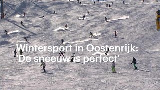 Jaloersmakende beelden uit Oostenrijk De sneeuw is perfect  RTL NIEUWS [upl. by Ajnat]