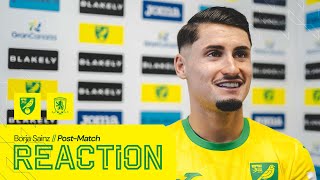 REACTION  Norwich City 33 Middlesbrough  Borja Sainz [upl. by Shimberg371]