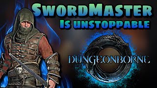 Swordmaster Made Me INVINCIBLE HR Trios PVP Highlights  Dungeonborne [upl. by Sadirah297]