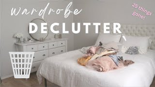 Another Wardrobe Declutter  Curating my Perfect Wardrobe 🤎 [upl. by Ettolrahc]