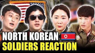 North Korean Soldiers React to US Soldiers I Dimple Compilation [upl. by Rudin611]