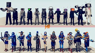 SPEAKERMAN TEAM vs ARCHER TEAM  Totally Accurate Battle Simulator [upl. by Aniluap]