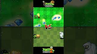 PVZ1 Vs PVZ2 Mega Gatling pea  Torchwood VS Yeti Zombie  Plants vs Zombies 2 pvz2 pvz2gameplay [upl. by Rosie67]