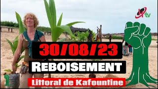 REBOISEMENT DE COCOTIERS SUR LE LITTORAL DE KAFOUNTINE PAR LA COMMUNAUTEE UNIS CONTRE SAPCO [upl. by Nnaitsirk104]