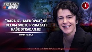 INTERVJU Nataša Drakulić  quotDara iz Jasenovcaquot će svetu prikazati naše stradanje 1822020 [upl. by Norit664]