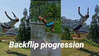 My backflip progression [upl. by Gorman32]