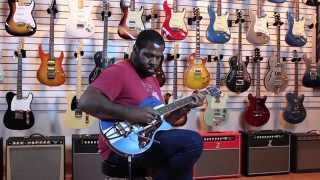 Duesenberg Starplayer TV Mike Campbell electric guitar demo by Maken Music feat Kirk Fletcher [upl. by Kristoffer]