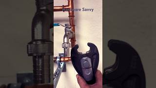 Copper Pipe Crimping Tool Demonstration CopperPipe PlumbingTools CrimpingPliers DIYPlumbing fyp [upl. by Andert]