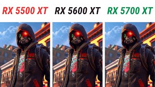 RX 5500 xt Vs RX 5600 xt Vs RX 5700 xt Tested in 20 Games 2024 5600x [upl. by Rawde]