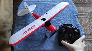 Volantex Sport Cub 500 7614 RC Airplane  Unboxing amp Testing Components [upl. by Thorsten]