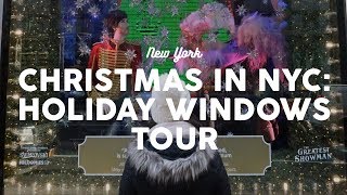 Christmas in New York Holiday Windows Tour [upl. by Nereen]