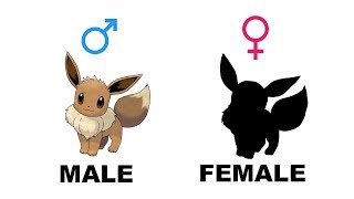 Eevee Vaporeon Jolteon Flareon Gender Difference Fanart [upl. by Divadnahtanoj]