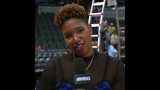 Monica McNutt on 45 Knicks “Starters look gassed” [upl. by Lejna]