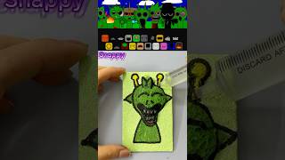 I drew Sprunki But Zombie Apocalypse Mod 🧟 with a Magic Sponge Eraser sprunki art [upl. by Drabeck]