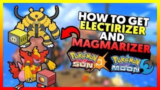 Where to find Magmarizer and Electirizer  Pokémon Sun and Moon [upl. by Ecirtael]