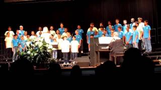 Little Wheel A Turnin Pearland Jr High West Boys Choir [upl. by Aba]