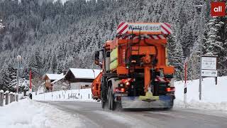 Schneeregen im Tal  15cm Neuschnee in Balderschwang [upl. by Inalel754]