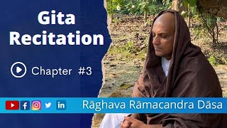 Bhagavad Gita Chapter 3 Sanskrit Recitation [upl. by Irrok]