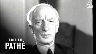 Sir William Beveridge Talks To Pathe Gazette 1942 [upl. by Vachell]