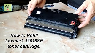 Lexmark E120 toner refill [upl. by Angelo]