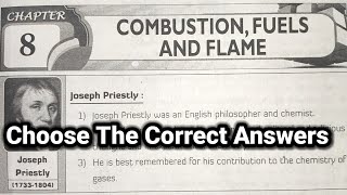 8th class  Physics  8Combustion Fuels And Fuels lesson  Choose The Correct Answers  8th class [upl. by Elsie]