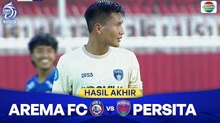 Hasil Akhir Pertandingan  Arema FC vs Persita Tangerang  BRI Liga 1 202425 [upl. by Aratihc]