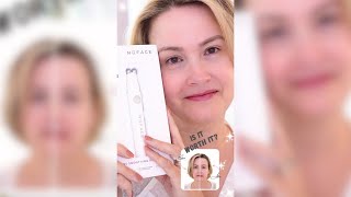 The NuFACE FIX Microcurrent Device for skin care Short [upl. by Enaej93]