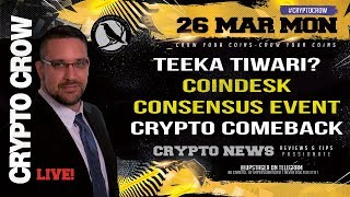 Teeka Tiwari  Coindesk Consensus and BTC Comeback  Real Talk 👏😱 [upl. by Anilatak]