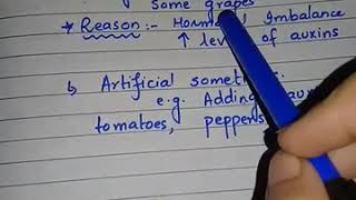 Parthenocarpy Formation of fruit without fertilization [upl. by Aldon]