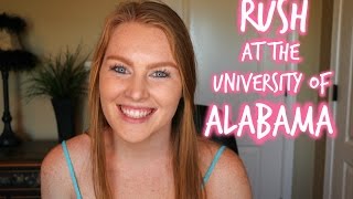 Rushing At The University of Alabama  Sorority Recruitment [upl. by Nesnah]