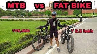 FAT BIKE vs MTB  which one should you buy [upl. by Sulakcin739]