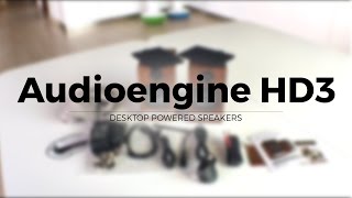 AudioEngine HD 3 Bluetooth Speakers Unboxing [upl. by Filippo]