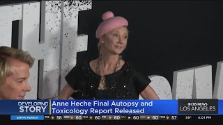 Anne Heches final autopsy and toxicology report released [upl. by Schear]