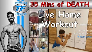 35 Mins of Death  Intense Home Workout Session [upl. by Nedak]