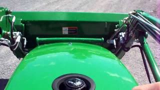 Driving A John Deere 2305 Compact Tractor [upl. by Natsreik]