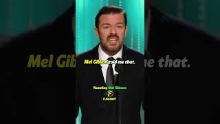 Ricky Gervais ROASTS Mel Gibson [upl. by Amend]