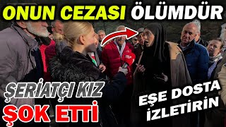 Şeriatçı Kadın Herkesi Şoka Uğratı Burası Türkiye Cumhuriyeti Atatürkün Ülkesi  Sokak Röpörtajları [upl. by Ayanat789]