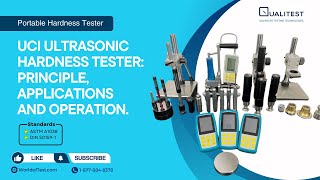 UCI Ultrasonic Hardness Tester Principle Applications and Operation  Qualitest [upl. by Mathia]