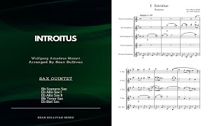 Requiem Introitus  Saxophone Quintet [upl. by Avitzur543]