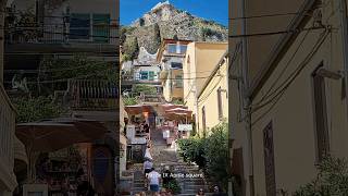 Walk through Taormina the most beautiful town in Sicily [upl. by Htebazileharas323]