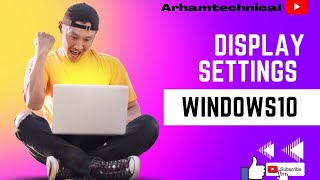 How to reset Display Settings to default on windows 10 [upl. by Aeriell]