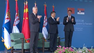 Chinese President Xi Visits Serbias Steelworks [upl. by Graeme]