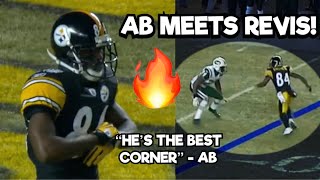 When Antonio Brown MET Darrelle Revis 😳 WR vs CB Antonio Brown Vs Darrelle Revis highlights [upl. by Robby719]