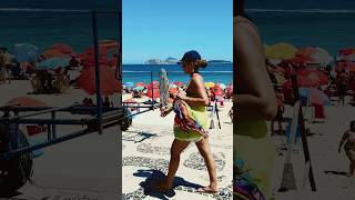 Ipanema Beach Rio de Janeiro Brasil 🌴 shortvideo brazil travel braziltourism [upl. by Millisent]