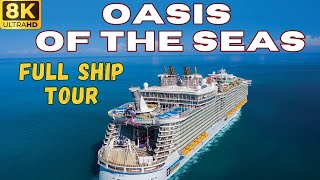 【8K】Oasis of the Seas Full Ship Tour  Breakfast at Windjammer Marketplace [upl. by Berton]