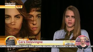 Cara Delevingne interview gone wrong [upl. by Herzel941]