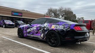 Girls Frontline Itasha Mustang Wrap Interview With Owner [upl. by Nicolis]