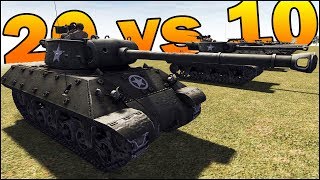 20 M36 SLUGGER vs 10 TIGER 2  Powerful HVAP  RobZ Realism Range Addon  MoW Assault Squad 2  109 [upl. by Ander451]