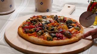 Recette facile de pizza aux légumes grillés [upl. by Naesar508]