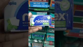 Nicotex 2mg  Nicotine gum  Mint plus flavour  shorts [upl. by Attenad629]